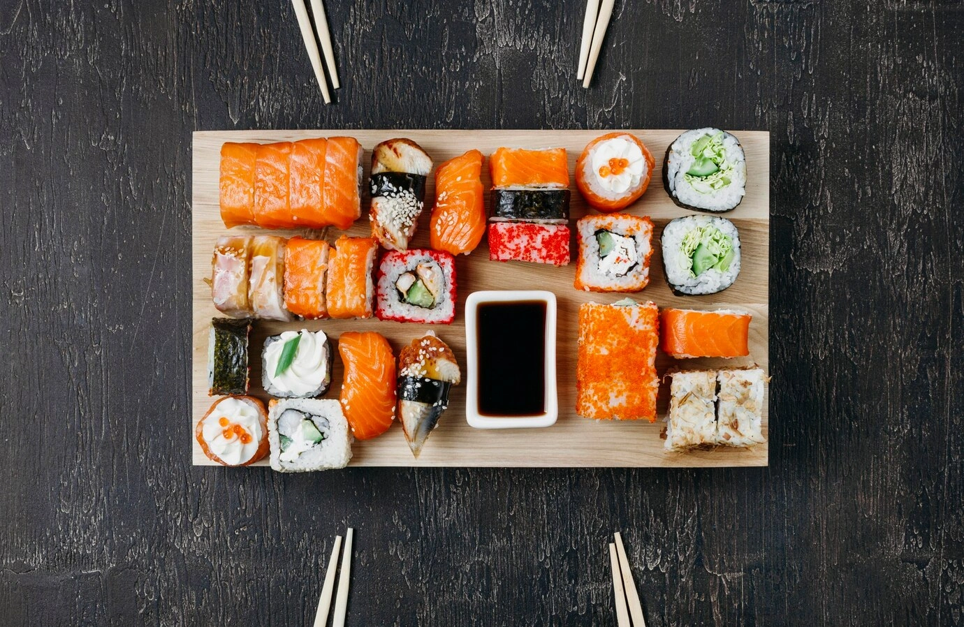 Sushi platter